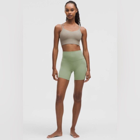 NWT Lululemon Align High Rise Short 6” Desert Green Women’s Shorts Size 0 - Picture 4 of 8